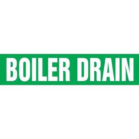 Accuform ASME ANSI PIPE MARKER BOILER RPK163STE RPK163STE